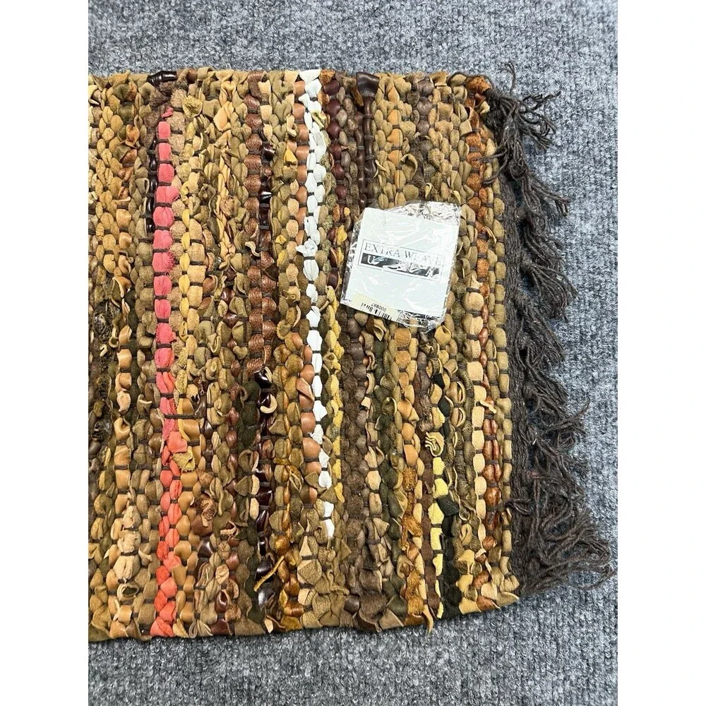 Tuscan Leather Placemats Set of 6 Heat Resistant, Waterproof, Non-Slip Boho NEW